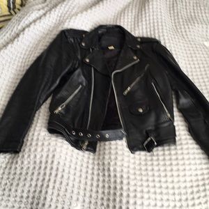 Vintage punk rock biker jacket